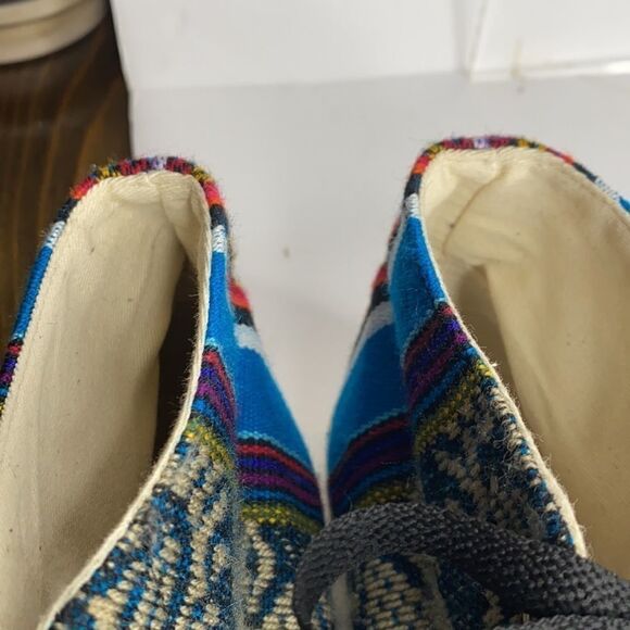Iskay Woven High Top Inca‎ Tapestry Sneakers Eco-Friendly Men's 8 - Picture 3 of 13